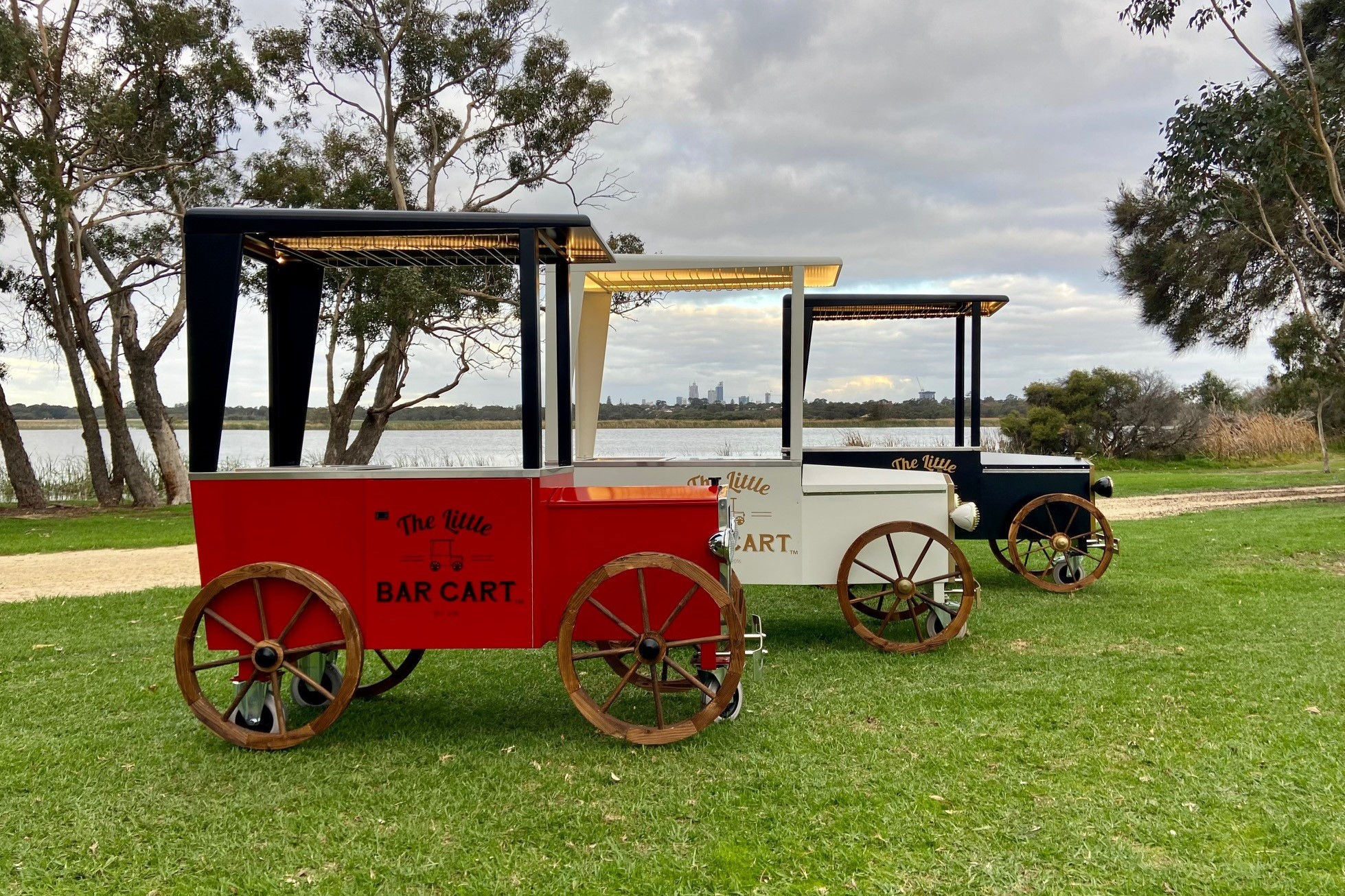 three-vintage-wagon-carts